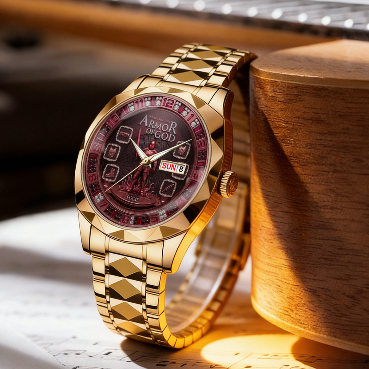 The Armor of God Collection: Personalized Luxury Men’s Women's Watches by CHRISTIANARTBAG CAB01060226