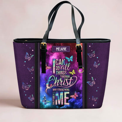 Christianart Designer Handbags, I Can Do All Things Through Christ Philippians 4:13, Personalized Gifts, Gifts for Women, Christmas Gift.