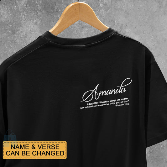 CHRISTIANARTBAG Personalized Embroidered Unisex T-shirt: Uncover the sacred meaning of your name - Personalized T-Shirt - CAB01180724.