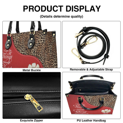 Personalized Christian Leather Handbag with Bible Verses – Faith Tote Purse for Women | CHRISTIANARTBAG