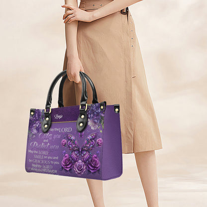 Personalized Leather Handbag with Free Clutch – Christian Women’s Faith Bag by CHRISTIANARTBAG