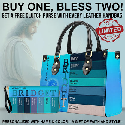 Uncover the sacred meaning of your name - Personalized Leather Handbag – Free Clutch Purse | CHRISTIANARTBAG