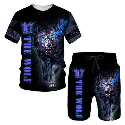 Christianartbag Clothing, Men's T-shirt Set 3D Fierce Lion, Christian 3D T-Shirt, Christian 3D Hoodie, Christian 3D Sweater, Personalized Hoodies. - Christian Art Bag