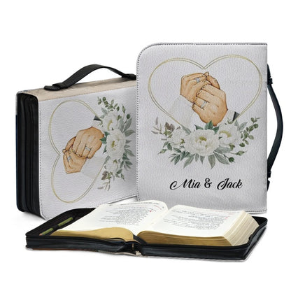 Christianartbag Bible Cover, To My Girlfriend Bible Cover, Personalized Bible Cover, Gift For Girlfriend, Christian Gifts, CAB04081223. - Christian Art Bag