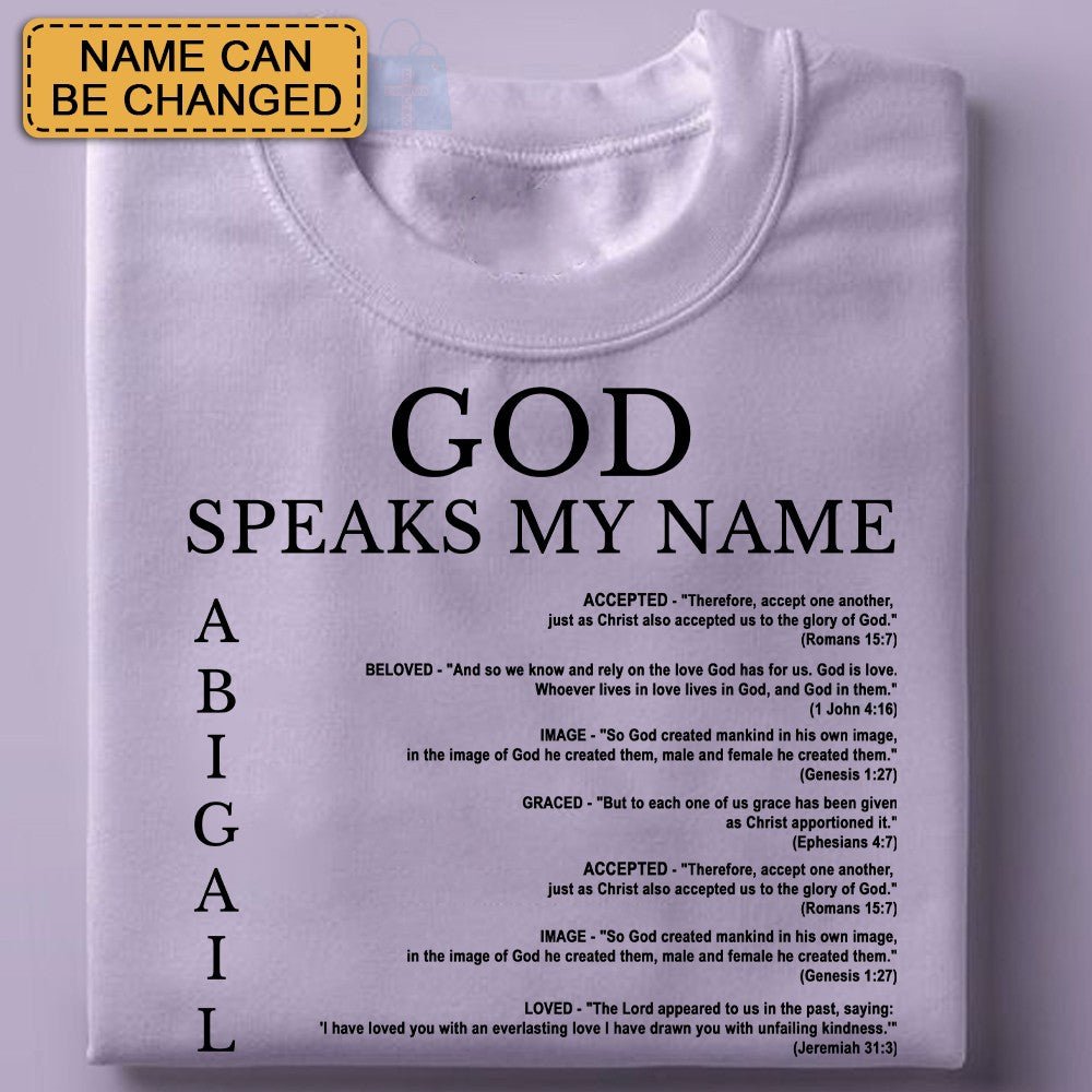 CHRISTIANARTBAG Personalized T-Shirt: Uncover the sacred meaning of your name - Personalized T-Shirt - CAB01100724.