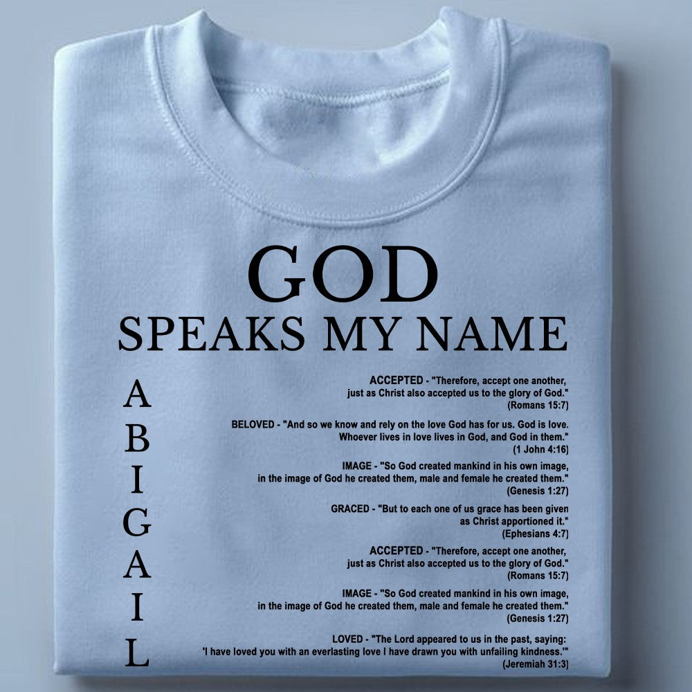 CHRISTIANARTBAG Personalized T-Shirt: Uncover the sacred meaning of your name - Personalized T-Shirt - CAB01100724.
