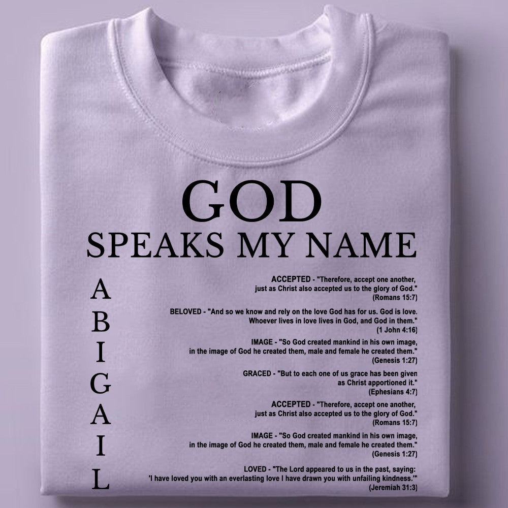 CHRISTIANARTBAG Personalized T-Shirt: Uncover the sacred meaning of your name - Personalized T-Shirt - CAB01100724.