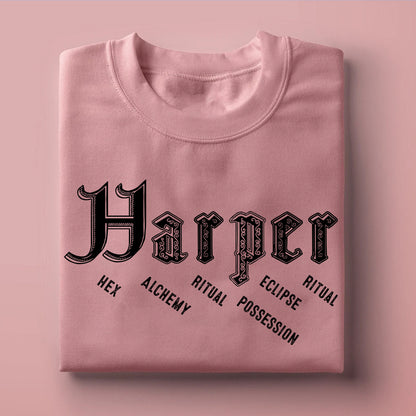 Personalized Halloween Name Shirt - Each Letter Tells a Spooky Story