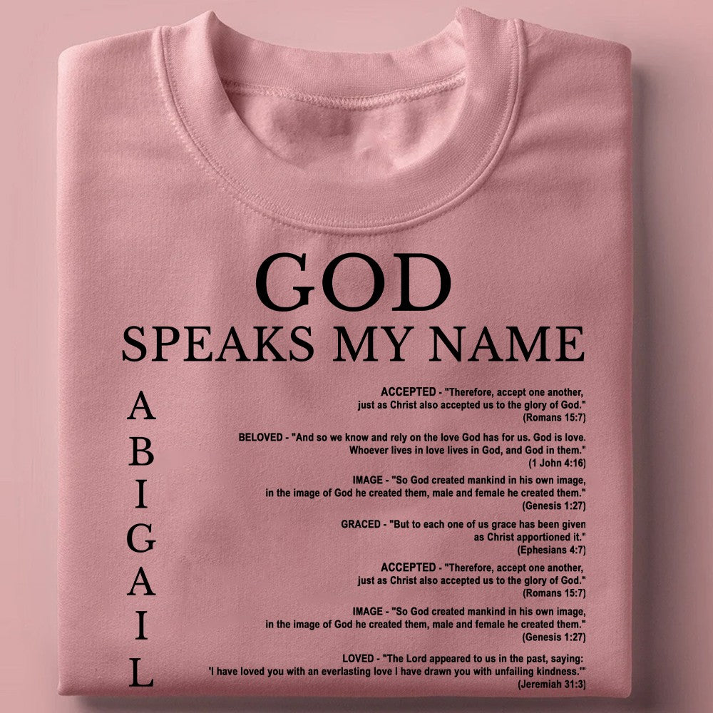 CHRISTIANARTBAG Personalized T-Shirt: Uncover the sacred meaning of your name - Personalized T-Shirt - CAB01100724.