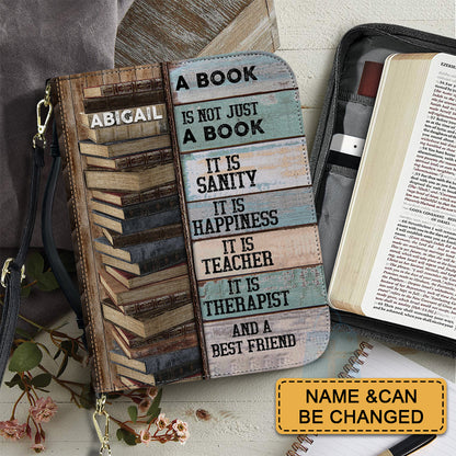 CHRISTIANARTBAG Book Cover - A Book Is Not Just A Book And A Friend - Personalized Book Cover