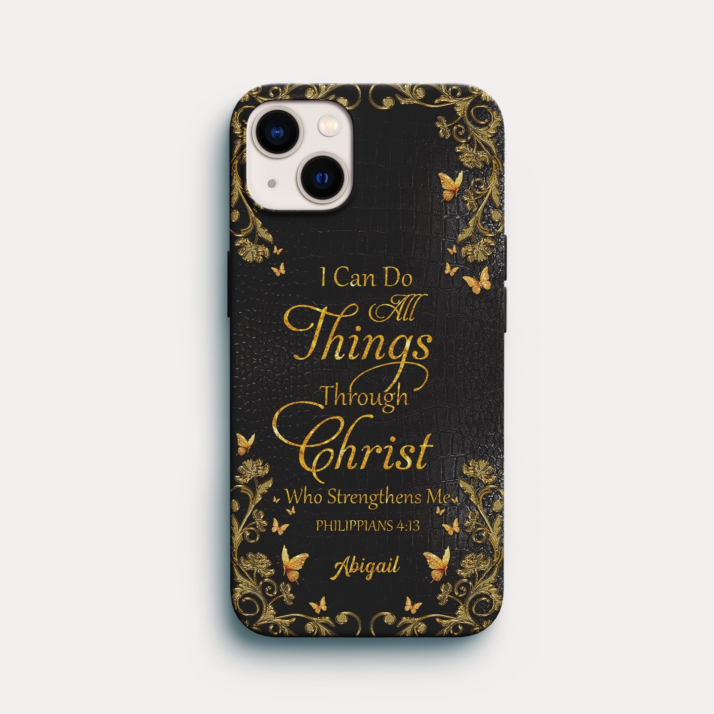 Christianartbag Phone Case, Uncover the sacred meaning of your name, Bible Verse Phone Case.