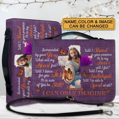 CHRISTIANARTBAG Bible Cover - I Can Only Imagine – Custom Name, Image, Color - Personalized Bible Cover  – CHRISTIANARTBAG Gift for Christians