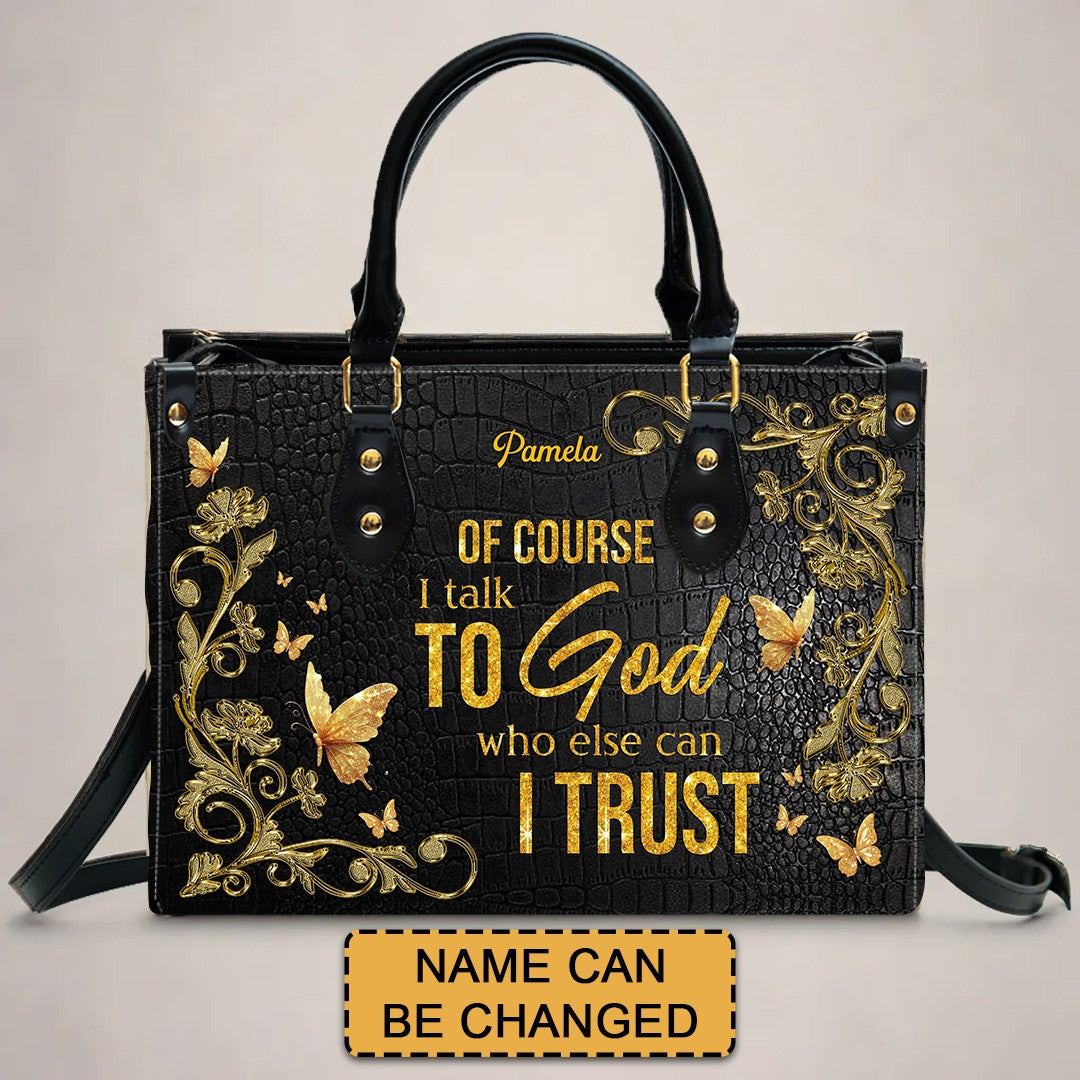 CHRISTIANARTBAG Handbags - Personalized Leather Handbag for Christian Women – “I’m not lucky — I’m CHOSEN.”