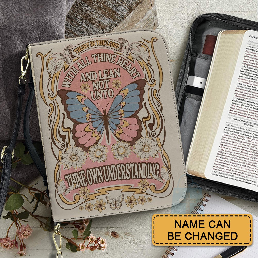 CHRISTIANARTBAG Bible Cover - Trust In The Lord - Rolling Stones Since AD 33 - Personalized Bible Cover Retro, CABBBCV02180525.