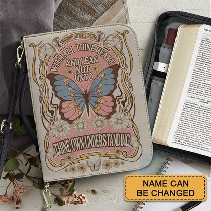 CHRISTIANARTBAG Bible Cover - Trust In The Lord - Rolling Stones Since AD 33 - Personalized Bible Cover Retro, CABBBCV02180525.