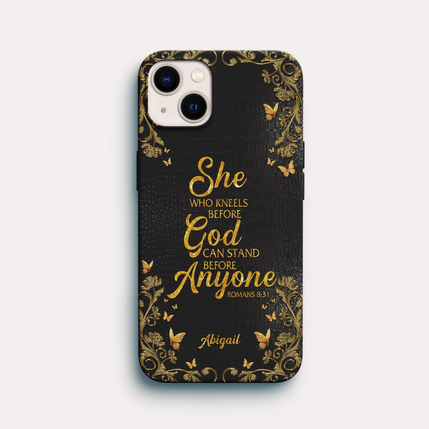 Christianartbag Phone Case, Uncover the sacred meaning of your name, Bible Verse Phone Case.