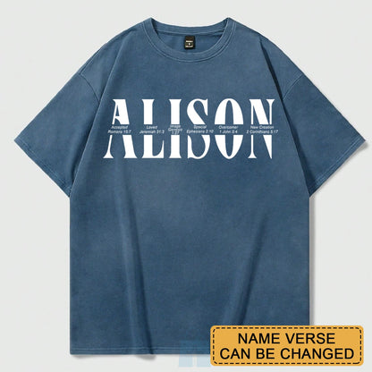 CHRISTIANARTBAG Personalized T-Shirt: Uncover the sacred meaning of your name - Personalized T-Shirt - CAB01070225.