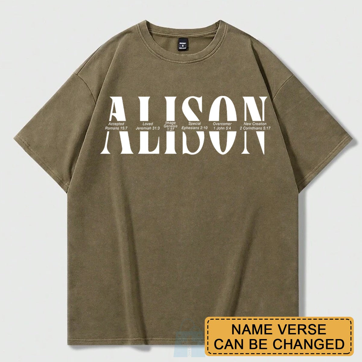 CHRISTIANARTBAG Personalized T-Shirt: Uncover the sacred meaning of your name - Personalized T-Shirt - CAB01070225.