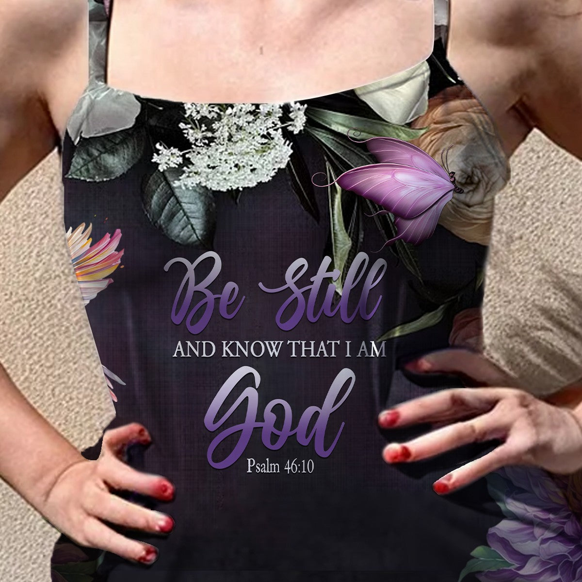 Christian Faith Dress for Women – Bible Verses Floral Print Maxi Dress with Bible Verses | Inspirational Religious Summer Dress