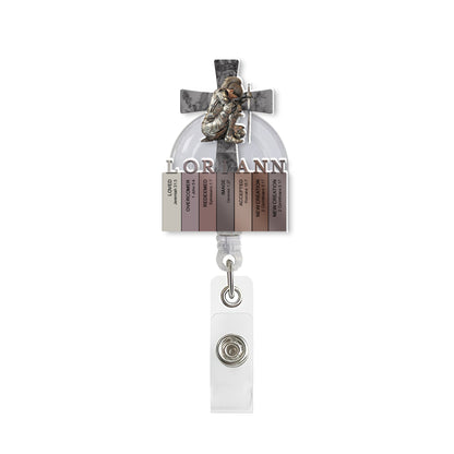 Personalized Badge Reel – Personalized Acrylic ID Holder | CHRISTIANARTBAG CAB01051525.