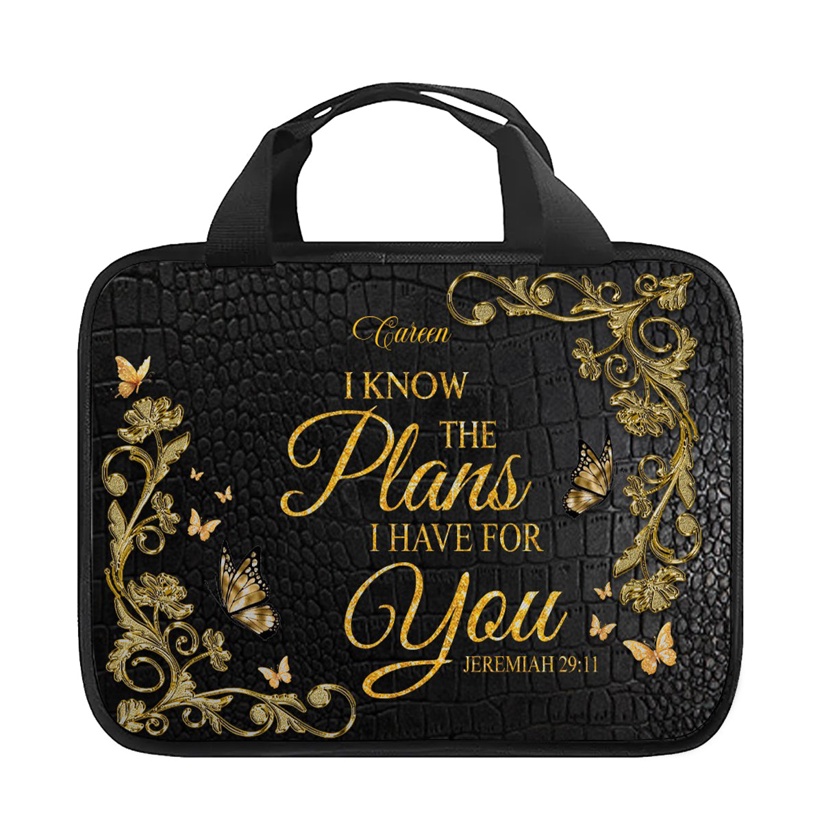 Personalized Canvas Bible Cover – Custom Name & Bible Verse | CHRISTIANARTBAG