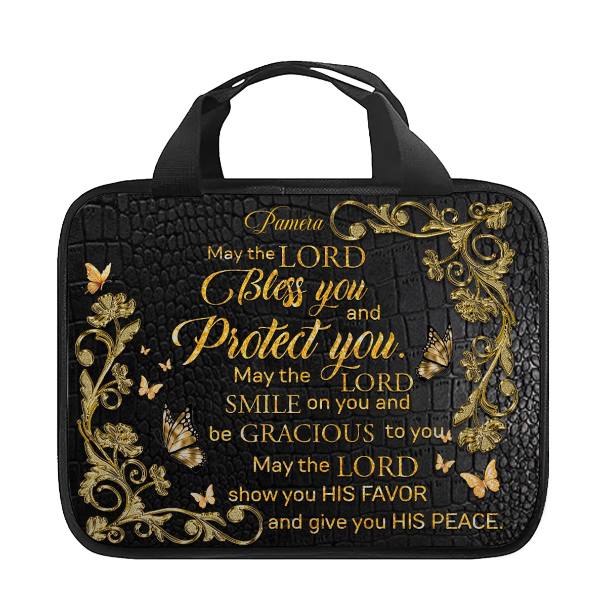 Personalized Canvas Bible Cover – Custom Name & Bible Verse | CHRISTIANARTBAG