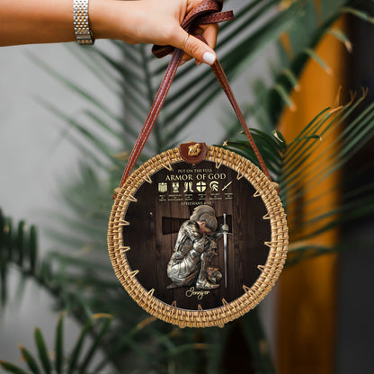 Christianartbag Rattan Bag | Personalized Rattan Bag for Christian Women – Faith-Inspired, Eco-Friendly & Stylish