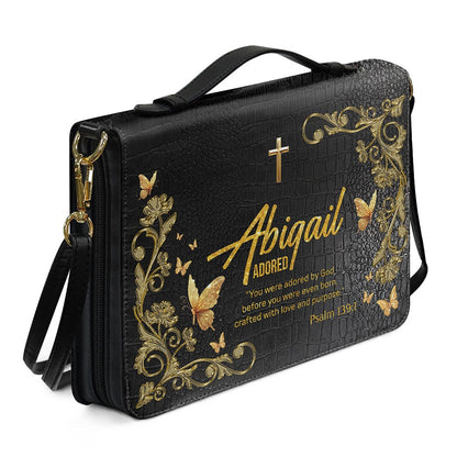 CHRISTIANARTBAG Bible Cover - Uncover the sacred meaning of your name - Personalized Bible Cover, CABBBCV01100625