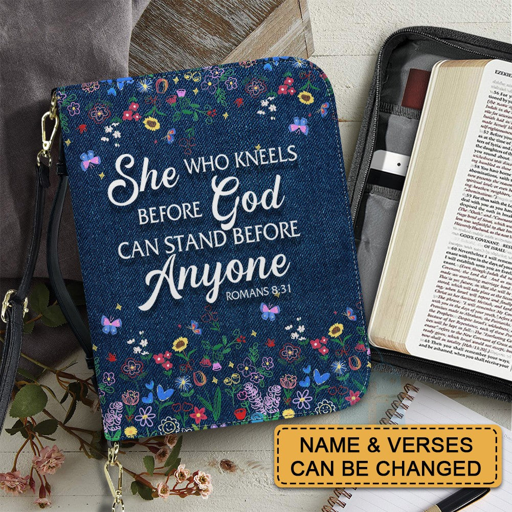 CHRISTIANARTBAG Bible Cover - I Know The Plans I Have For You - Custom Name and Bible Verse - Personalized Bible Cover, CABBBCV01180625