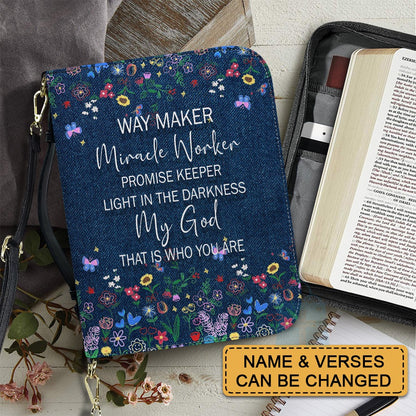 CHRISTIANARTBAG Bible Cover - I Know The Plans I Have For You - Custom Name and Bible Verse - Personalized Bible Cover, CABBBCV01180625