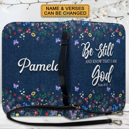 CHRISTIANARTBAG Bible Cover - I Know The Plans I Have For You - Custom Name and Bible Verse - Personalized Bible Cover, CABBBCV01180625
