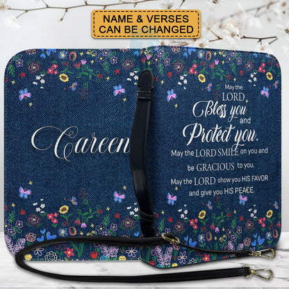 CHRISTIANARTBAG Bible Cover - I Know The Plans I Have For You - Custom Name and Bible Verse - Personalized Bible Cover, CABBBCV01180625