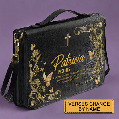 CHRISTIANARTBAG Bible Cover - Uncover the sacred meaning of your name - Personalized Bible Cover, CABBBCV01100625