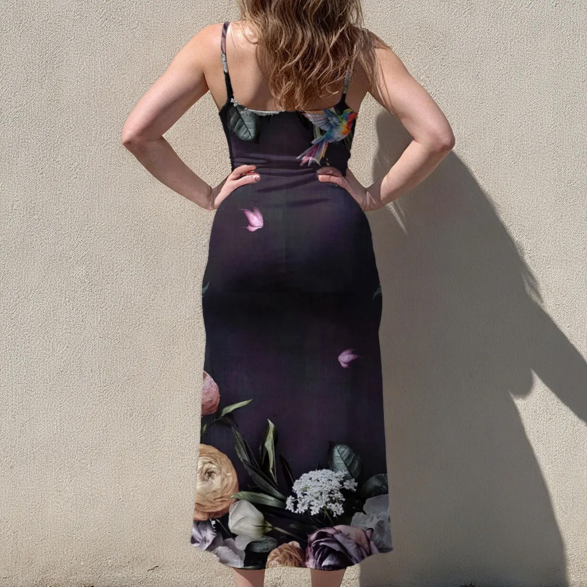 Christian Faith Dress for Women – Bible Verses Floral Print Maxi Dress with Bible Verses | Inspirational Religious Summer Dress