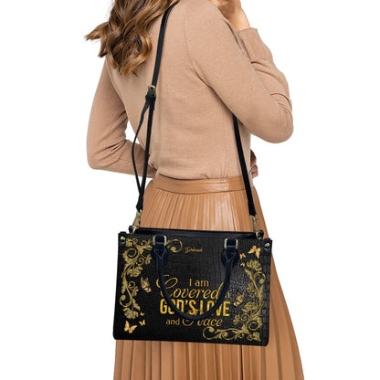 CHRISTIANARTBAG Handbags - Christian Affirmation Leather Handbag for Women – Faith-Based Bible Verse Purse – Inspirational Gift for Moms - CABLTB01062125