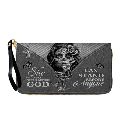 CHRISTIANARTBAG Handbags - Bless You and Protect You | Día de los Muertos Style – Mexican Sugar Skull & Bible Verse Bag for Women