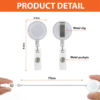 Personalized Badge Reel – Personalized Acrylic ID Holder | CHRISTIANARTBAG CAB01051525.