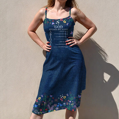 Christian Faith Dress for Women – Uncover the sacred meaning of your name | Inspirational Religious Summer Dress