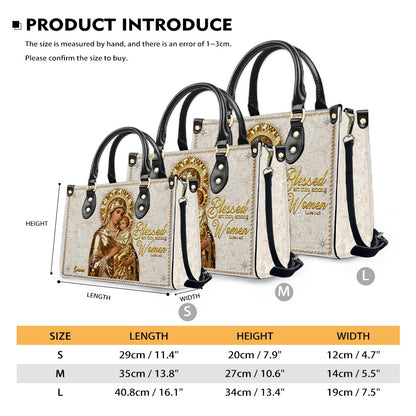 Personalized Leather Handbag with Bible Verse – Custom Christian Faith Bag – CHRISTIANARTBAG CAB01020826