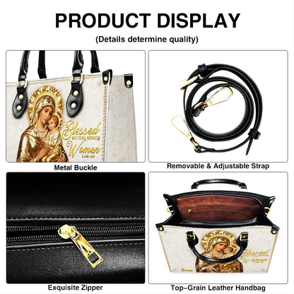 Personalized Leather Handbag with Bible Verse – Custom Christian Faith Bag – CHRISTIANARTBAG CAB01020826