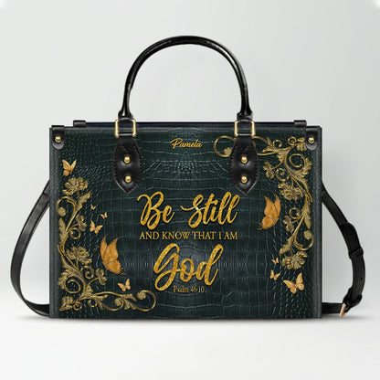 CHRISTIANARTBAG Handbags - Custom Bible Verses Name & Color - Personalized Leather Handbag - CABLTB01012026