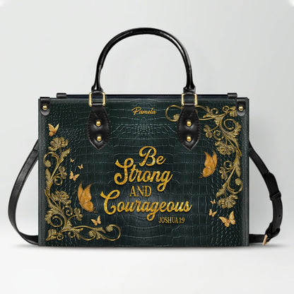 CHRISTIANARTBAG Handbags - Custom Bible Verses Name & Color - Personalized Leather Handbag - CABLTB01012026