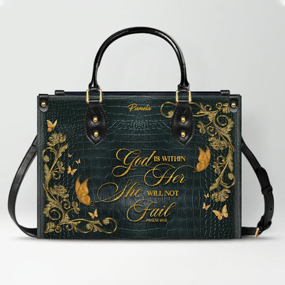 CHRISTIANARTBAG Handbags - Custom Bible Verses Name & Color - Personalized Leather Handbag - CABLTB01012026