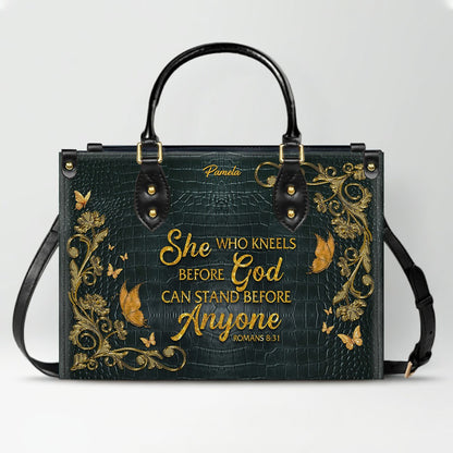 CHRISTIANARTBAG Handbags - Custom Bible Verses Name & Color - Personalized Leather Handbag - CABLTB01012026