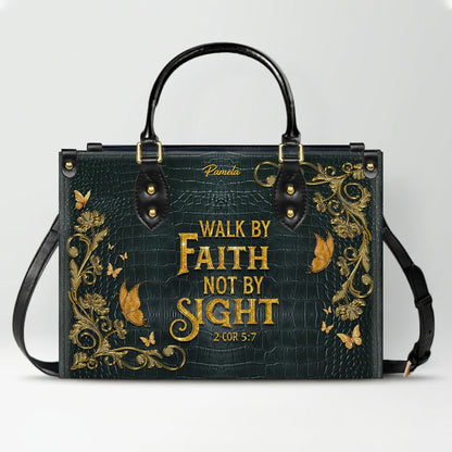 CHRISTIANARTBAG Handbags - Custom Bible Verses Name & Color - Personalized Leather Handbag - CABLTB01012026