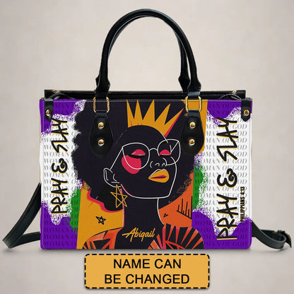 CHRISTIANARTBAG Handbags - Personalized “Rise & Shine” Christian Handbag for Women of Faith – Custom Bible Verse & Name - CABLTB01062425
