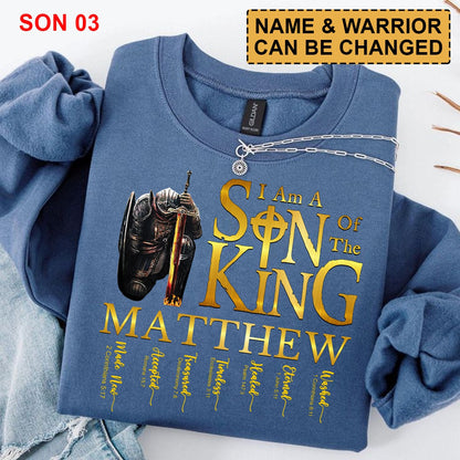 CHRISTIANARTBAG Personalized Sweatshirt : Uncover the sacred meaning of your name - Daughter Of The King - Personalized T-Shirt - CAB0152825
