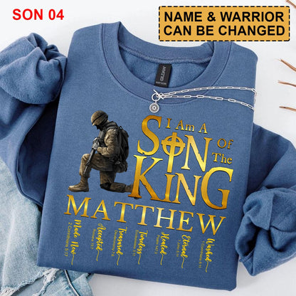 CHRISTIANARTBAG Personalized Sweatshirt : Uncover the sacred meaning of your name - Daughter Of The King - Personalized T-Shirt - CAB0152825