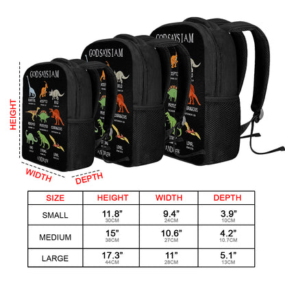 Custom Name Christian Backpacks for Children – Unicorn, Dinosaur & Animal Designs