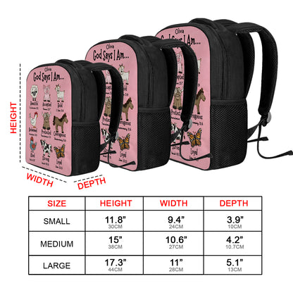 Faith-Based Kids Backpacks with Name – Christian Gifts for Boys and Girls